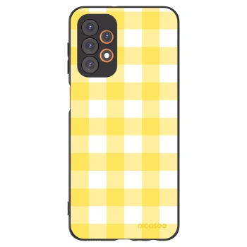 Picasee husă neagră din silicon pentru Samsung Galaxy A23 A235F 4G - Gride lemon