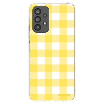 Picasee husă transparentă din silicon pentru Samsung Galaxy A73 5G - Gride lemon