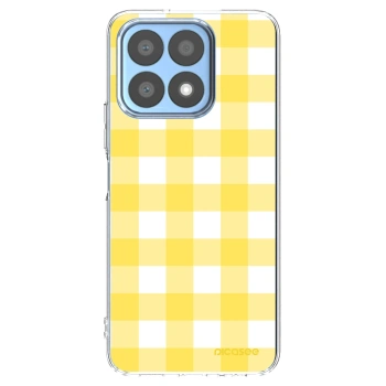 Picasee husă transparentă din silicon pentru Honor X8a - Gride lemon