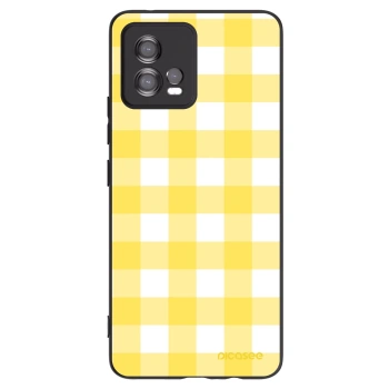 Husă pentru Motorola Moto G72 - Gride lemon