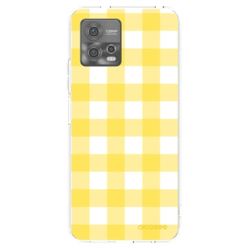 Picasee husă transparentă din silicon pentru Motorola Moto G72 - Gride lemon