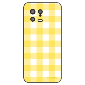 Picasee husă neagră din silicon pentru Xiaomi 13 - Gride lemon