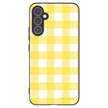 Picasee husă neagră din silicon pentru Samsung Galaxy A34 5G A346B - Gride lemon