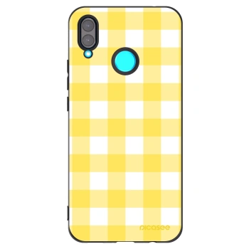 Picasee husă neagră din silicon pentru Huawei Nova 3 - Gride lemon