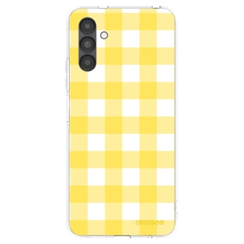 Picasee husă transparentă din silicon pentru Samsung Galaxy A04s A047F - Gride lemon
