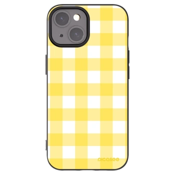 Picasee husă neagră din silicon pentru Apple iPhone 15 - Gride lemon