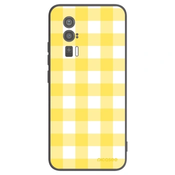 Picasee husă neagră din silicon pentru Xiaomi Poco F5 Pro 5G - Gride lemon
