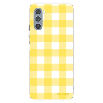 Picasee husă transparentă din silicon pentru Motorola Moto G62 - Gride lemon