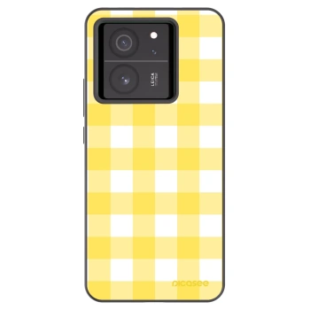 Picasee husă neagră din silicon pentru Xiaomi 13T - Gride lemon