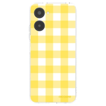Picasee husă transparentă din silicon pentru Realme 10 4G - Gride lemon