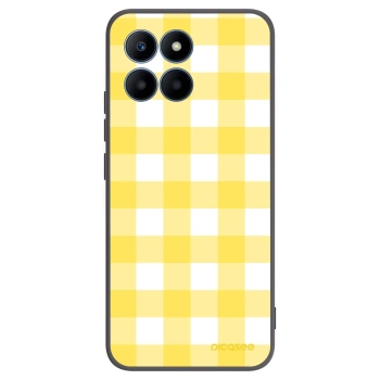 Picasee husă neagră din silicon pentru Honor 70 Lite - Gride lemon