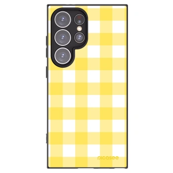 Picasee husă neagră din silicon pentru Samsung Galaxy S24 Ultra S928B 5G - Gride lemon