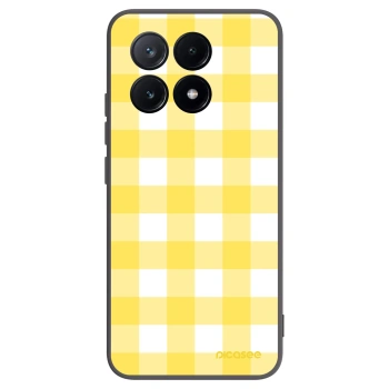 Picasee husă neagră din silicon pentru Xiaomi Poco X6 Pro - Gride lemon