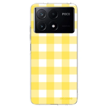 Picasee husă transparentă din silicon pentru Xiaomi Poco X6 Pro - Gride lemon