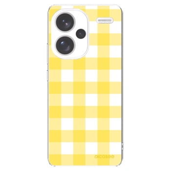 Picasee husă transparentă din silicon pentru Xiaomi Redmi Note 13 Pro+ 5G - Gride lemon