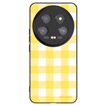 Picasee husă neagră din silicon pentru Xiaomi 14 Ultra - Gride lemon