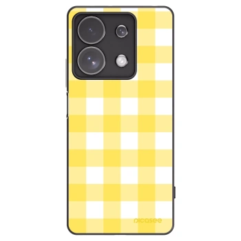 Picasee husă neagră din silicon pentru Xiaomi Redmi Note 13 Pro 4G - Gride lemon