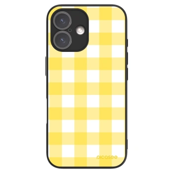 Picasee ULTIMATE CASE MagSafe pentru Apple iPhone 16 - Gride lemon