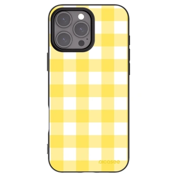 Picasee husă neagră din silicon pentru Apple iPhone 16 Pro Max - Gride lemon