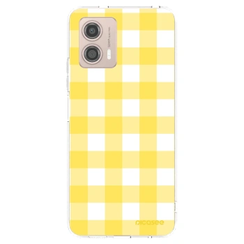 Picasee husă transparentă din silicon pentru Motorola Moto G53 5G - Gride lemon