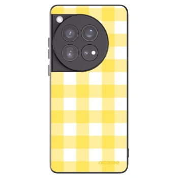 Picasee husă neagră din silicon pentru OnePlus 12 5G - Gride lemon