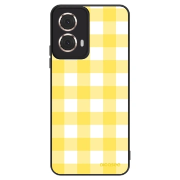 Husă pentru Motorola Moto G85 - Gride lemon