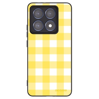 Picasee husă neagră din silicon pentru Xiaomi 14T Pro - Gride lemon