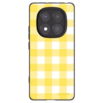 Picasee husă neagră din silicon pentru Xiaomi Redmi Note 14 Pro+ 5G - Gride lemon