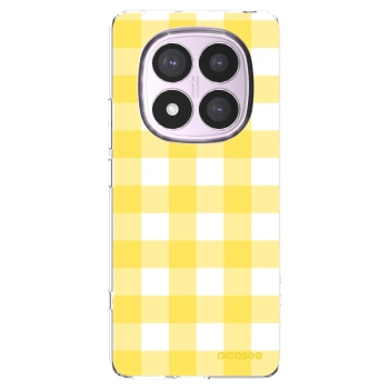 Picasee husă transparentă din silicon pentru Xiaomi Redmi Note 14 Pro 5G - Gride lemon