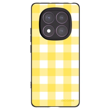 Picasee husă neagră din silicon pentru Xiaomi Redmi Note 14 Pro 4G - Gride lemon