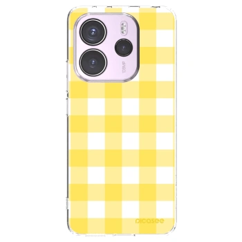 Picasee husă transparentă din silicon pentru Xiaomi Redmi Note 14 4G - Gride lemon
