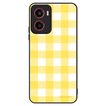 Husă pentru Motorola Moto G05 - Gride lemon
