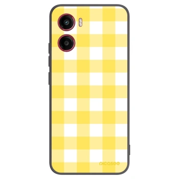 Picasee husă neagră din silicon pentru Motorola Moto G05 - Gride lemon