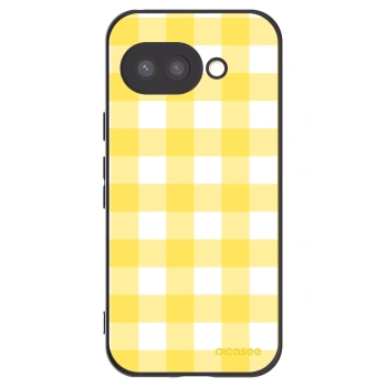 Picasee husă neagră din silicon pentru Google Pixel 9a - Gride lemon