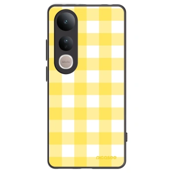Picasee husă neagră din silicon pentru Vivo V50 Lite 5G - Gride lemon