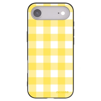 Picasee husă neagră din silicon pentru Apple iPhone Air - Gride lemon