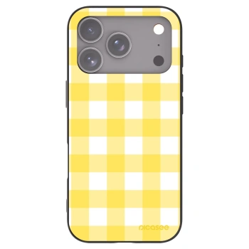 Picasee husă neagră din silicon pentru Apple iPhone 17 Pro - Gride lemon