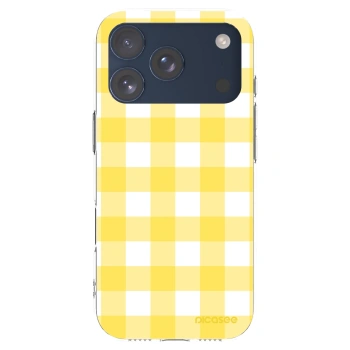 Picasee husă transparentă din silicon pentru Apple iPhone 17 Pro - Gride lemon