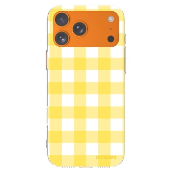 Picasee husă transparentă din silicon pentru Apple iPhone 17 Pro Max - Gride lemon