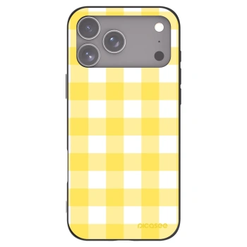 Picasee husă neagră din silicon pentru Apple iPhone 17 Pro Max - Gride lemon
