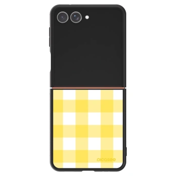 Husă pentru Samsung Galaxy Z Flip7 5G - Gride lemon