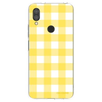 Picasee husă transparentă din silicon pentru Xiaomi Redmi 7 - Gride lemon