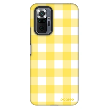 Husă pentru Xiaomi Redmi Note 10 Pro - Gride lemon