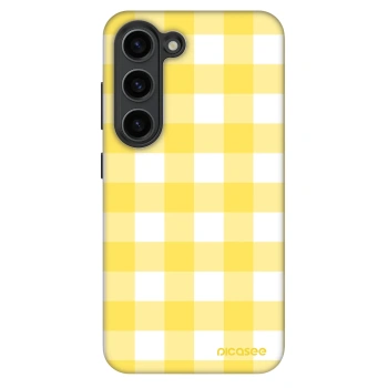 Husă pentru Samsung Galaxy S23 5G - Gride lemon
