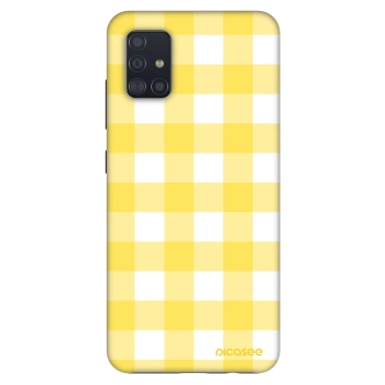 Husă pentru Samsung Galaxy A51 A515F - Gride lemon