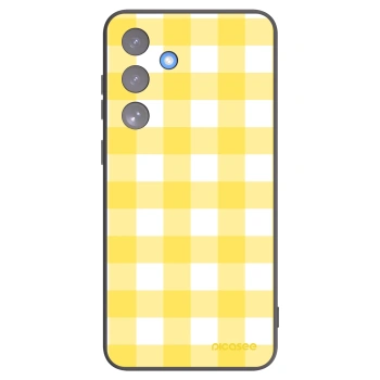 Picasee husă neagră din silicon pentru Samsung Galaxy S25 FE 5G - Gride lemon