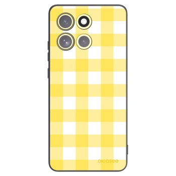 Picasee husă neagră din silicon pentru Motorola Moto G86 Power 5G - Gride lemon