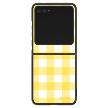 Husă pentru Motorola Razr 60 - Gride lemon