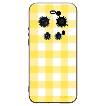 Picasee husă neagră din silicon pentru Xiaomi 17 Ultra - Gride lemon