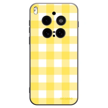 Picasee husă neagră din silicon pentru Vivo X300 Pro - Gride lemon